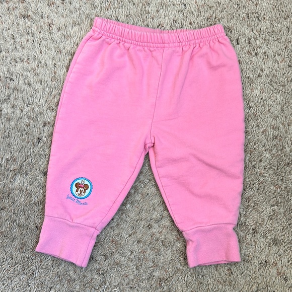 BABY Walt Disney pink pants size 9 months - Picture 1 of 5